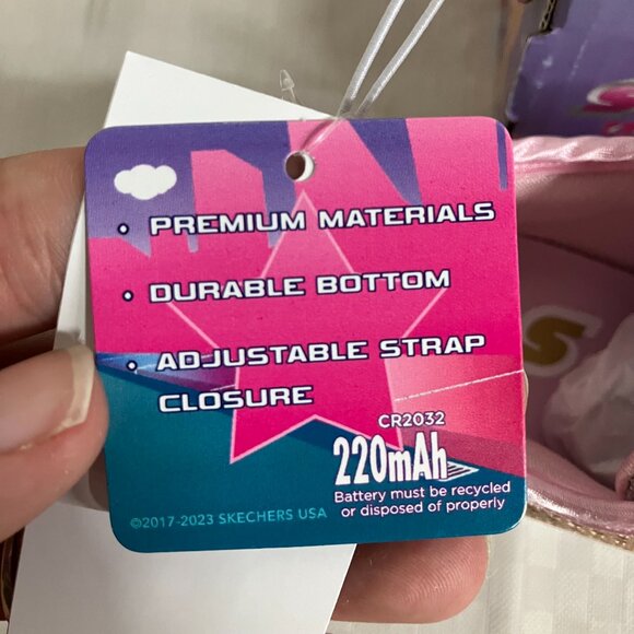 S Sport By Skechers 6 Light Pink Toddler Girls Lexie Sneakers Sequin Embellished - Picture 6 of 7